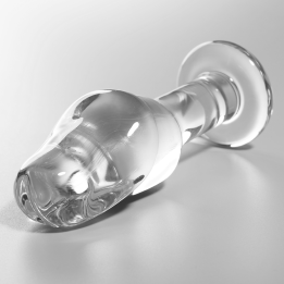 NEBULA SERIES BY IBIZA - MODELO 6 PLUG CRISTAL TRANSPARENTE 12.5 CM -O- 4 CM | VibraZon