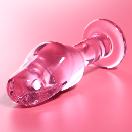 NEBULA SERIES BY IBIZA - MODELO 6 PLUG CRISTAL ROSA 12.5 CM -O- 4 CM | VibraZon