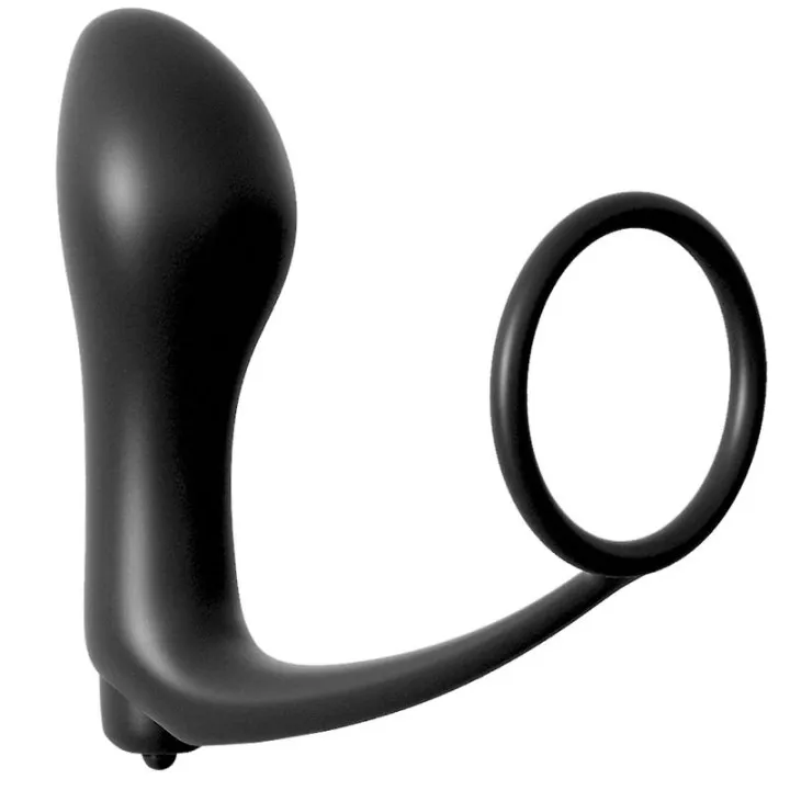 VIBRADOR CON PLUG ANAL Y ESTIMULACIÓN PROSTÁTICA