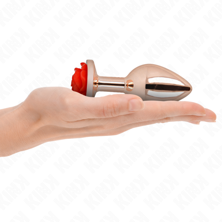 KINK - PLUG ANAL ORO ROSADO ROSA ROJA L | VibraZon