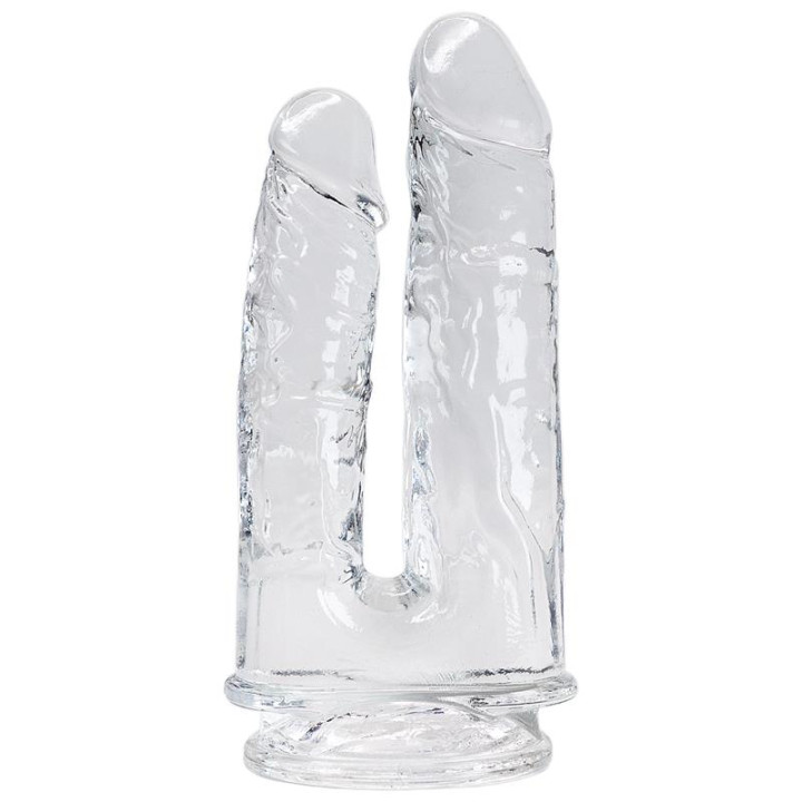 Imperium Dildo Doble Jelly Transparente de Alive | VibraZon