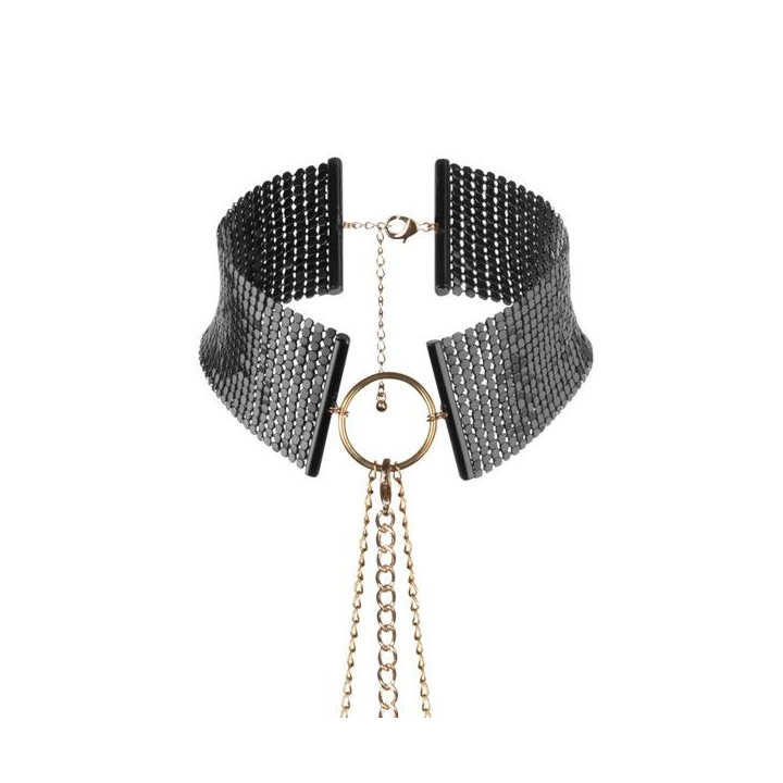 BIJOUX - DÉSIR MÉTALLIQUE COLLAR METLICO NEGRO | VibraZon