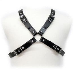 LEATHER BODY - NEGRO BUCKLE ARNES FOR MEN | VibraZon