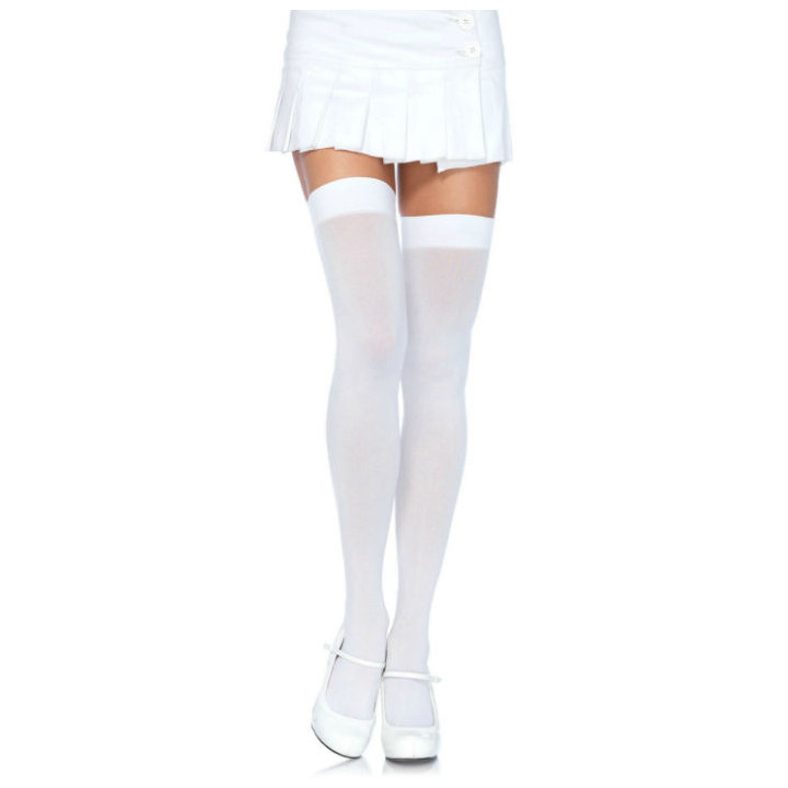 LEG AVENUE - MEDIAS OPACAS BLANCO | VibraZon