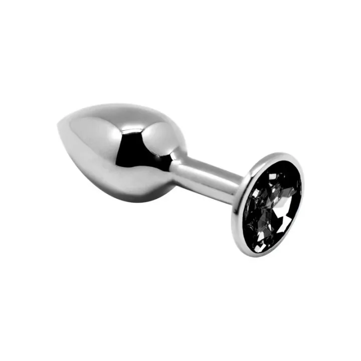 Plug Anal con Joya Negra Talla M de Alive