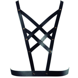 BIJOUX - INDISCRETS MAZE ARNES CRUZADO CON ESCOTE NEGRO | VibraZon