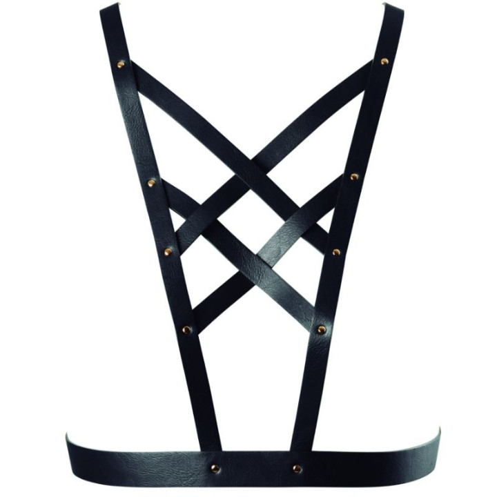 BIJOUX - INDISCRETS MAZE ARNES CRUZADO CON ESCOTE NEGRO | VibraZon