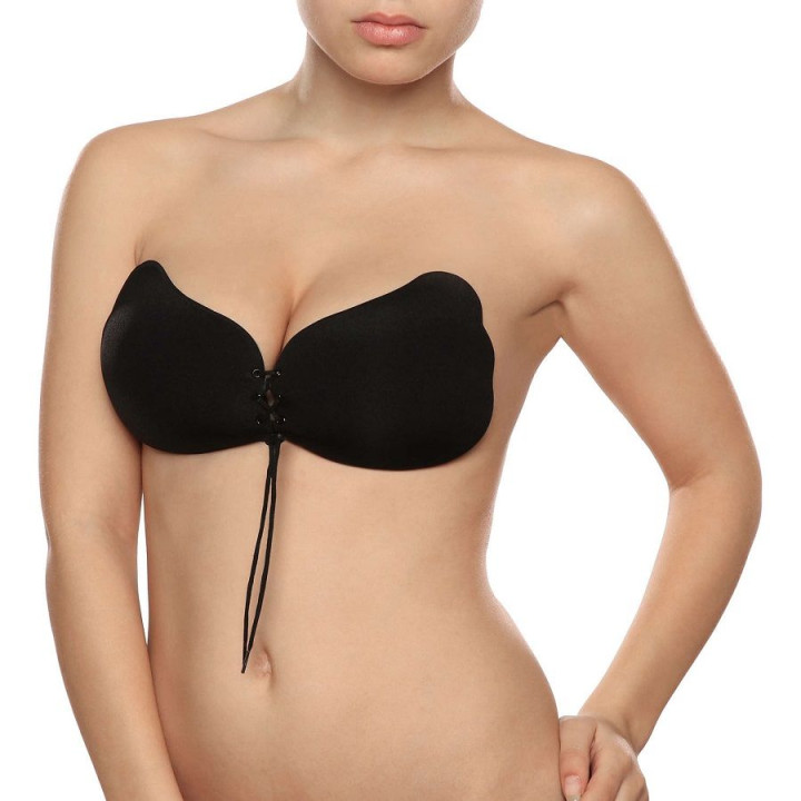 BYE-SUJETADOR - LACE-IT REALZADOR PUSH-UP NEGRO COPA C | VibraZon