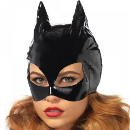 LEG AVENUE - MÁSCARA DE CATWOMAN VINILO NEGRO | VibraZon