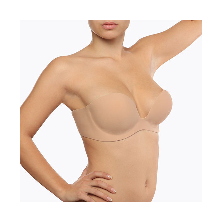 BYE-SUJETADOR - GALA SUJETADOR COPA C BEIGE | VibraZon