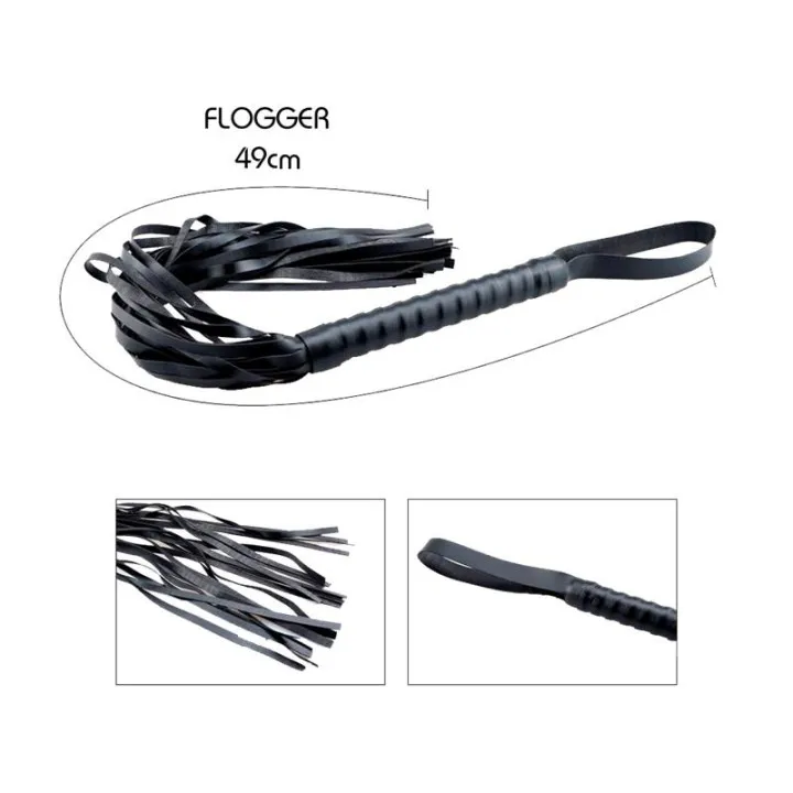 Secret Desires Black Kit de 8 Piezas BDSM de Alive