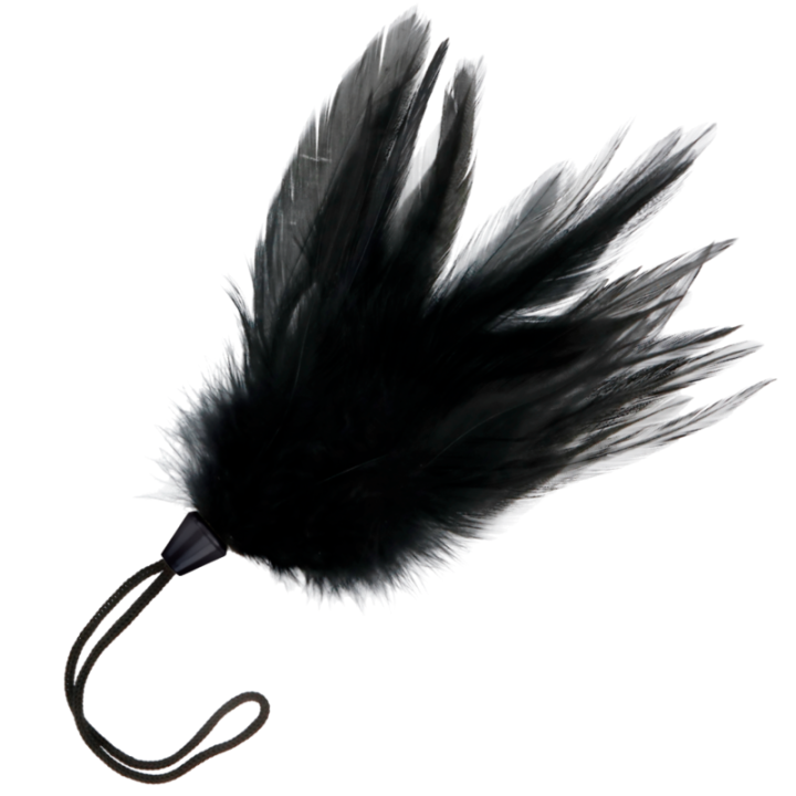 DARKNESS - PLUMA ESTIMULADORA NEGRO 17 CM | VibraZon