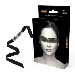 COQUETTE CHIC DESIRE - ANTIFAZ ENCAJE NEGRO CINTA | VibraZon
