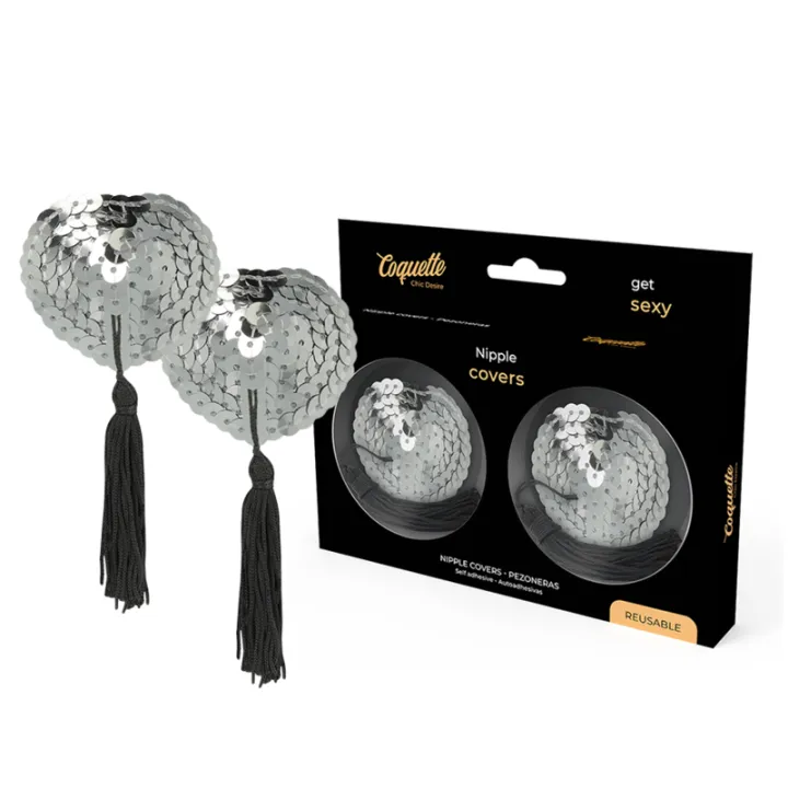 COQUETTE CHIC DESIRE - CUBRE PEZONES PLATEADO