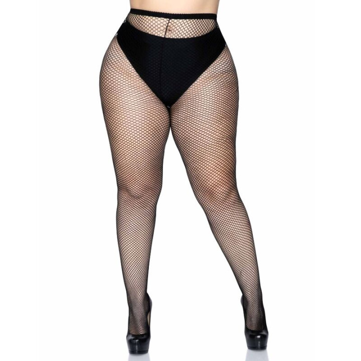 LEG AVENUE - MEDIAS EN ROJO TALLA GRANDE | VibraZon