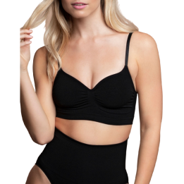 BYE-SUJETADOR - MEDIUM CONTROL SUJETADOR SIN COSTURAS NEGRO TALLA XXL | VibraZon