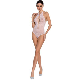 PASSION - WOMAN BS088 BODYSTOCKING BLANCO TALLA ÚNICA | VibraZon