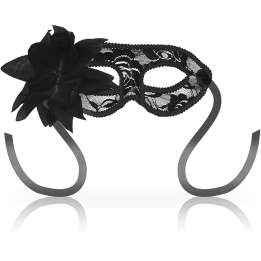 OHMAMA - MASKS ANTIFAZ CON ENCAJES Y FLOR NEGRO | VibraZon