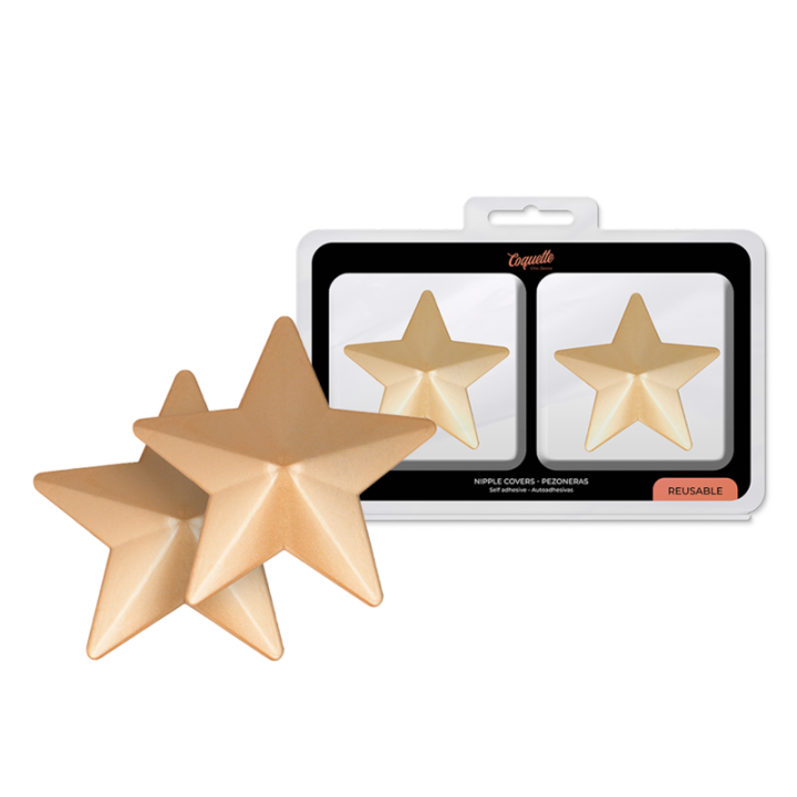COQUETTE CHIC DESIRE - CUBRE PEZONES METAL ESTRELLAS | VibraZon