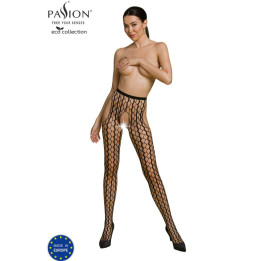 PASSION - ECO COLLECTION BODYSTOCKING ECO S007 NEGRO | VibraZon