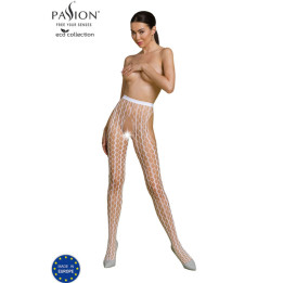 PASSION - ECO COLLECTION BODYSTOCKING ECO S007 BLANCO | VibraZon