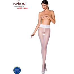 PASSION - TIOPEN 008 MEDIAS BLANCO 1/2 30 DEN | VibraZon