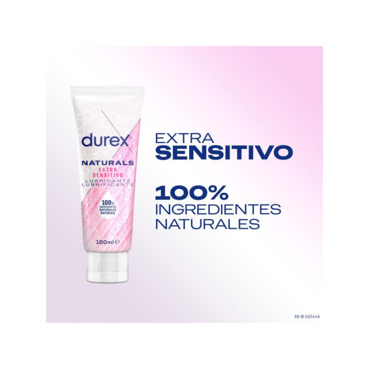 Lubricante Natural Extra Sensitivo 100 ml de Durex | VibraZon
