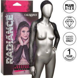 CALEXOTICS - RADIANCE ENCOGIMIENTO DE HOMBROS CON CAPUCHA PEDRERÍA TALLA GRANDE | VibraZon