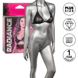 CALEXOTICS - RADIANCE TOP DE BIKINI TRIANGULAR PEDRERÍA TALLA GRANDE | VibraZon
