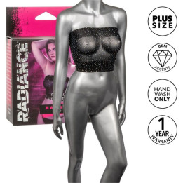 CALEXOTICS - RADIANCE TOP BANDEAU PEDRERÍA TALLA GRANDE | VibraZon