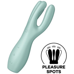 Threesome 3 Lay-on Vibrador 3 Motores Menta de Satisfyer | VibraZon