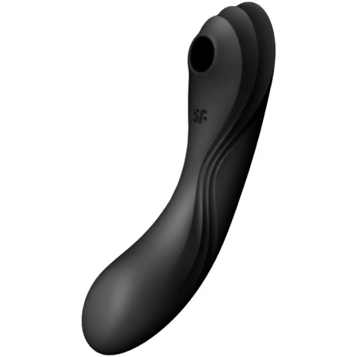 Curvy Trinity 4 Vibrador y Succionador 2 Motores Negro de Satisfyer