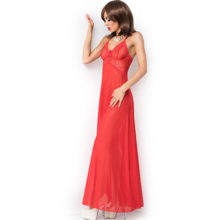 CHILIROSE - CR 3883 BABYDOLL LARGO ROJO S/M | VibraZon