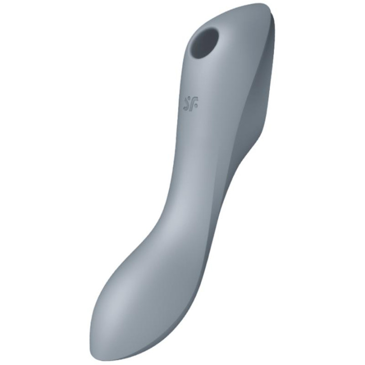 Curvy Trinity 3 Vibrador y Succionador Triple Estimulación Bluegray de Satisfyer | VibraZon