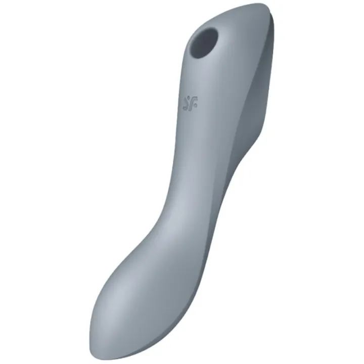 Curvy Trinity 3 Vibrador y Succionador Triple Estimulación Bluegray de Satisfyer