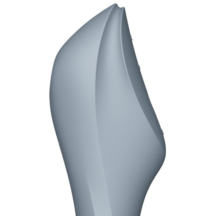Curvy Trinity 3 Vibrador y Succionador Triple Estimulación Bluegray de Satisfyer | VibraZon