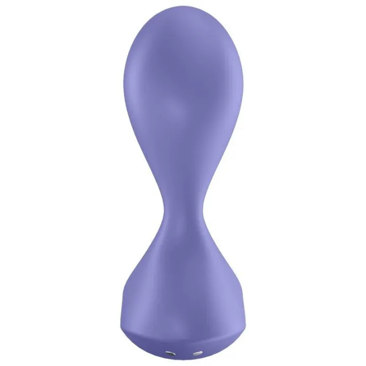Sweet Seal Plug Anal con Vibración y APP Negro de Satisfyer