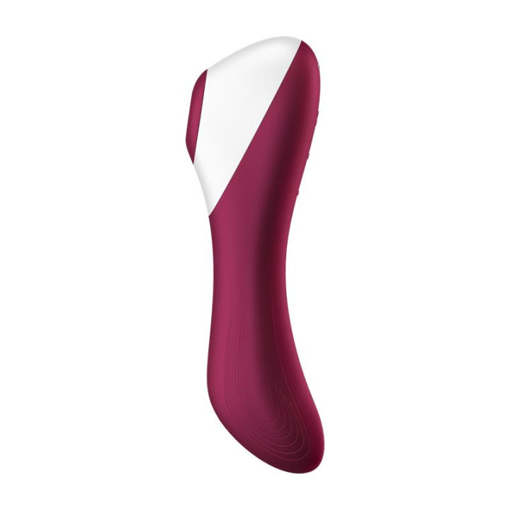Dual Crush Vibrador y Succionador USB Rojo de Satisfyer | VibraZon
