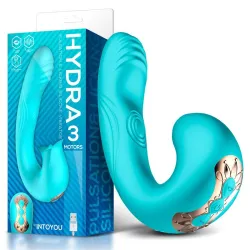 Hydra Vibrador con Pulsación y Lengua Estimuladora de Clítoris 3 Motores USB de Intoyou