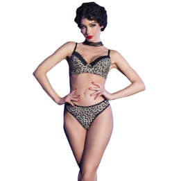 CHILIROSE - CR 4727 BIKINI 2 PIEZAS LEOPARDO L | VibraZon