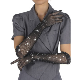 SUBBLIME - 957469 GUANTES TRANSPARENTES CON BRILLO NEGRO S/M | VibraZon