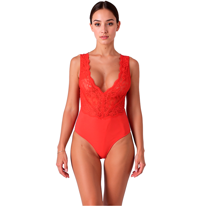 PASSION - EVALIE BODY ROJO L/XL | VibraZon