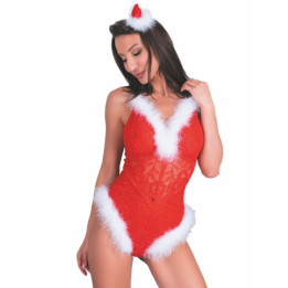 LIVCO CORSETTI FASHION - NAUGHTY SANTA LC 90706 BODY NAVIDEÑO S/M | VibraZon