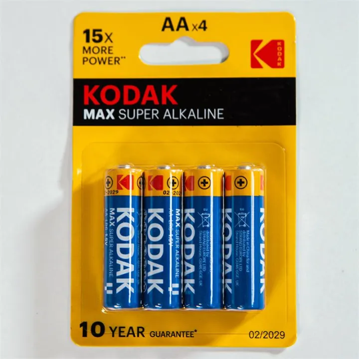 Pila Alkaline Súper Max AA LR6 Blister de 4 de Kodak