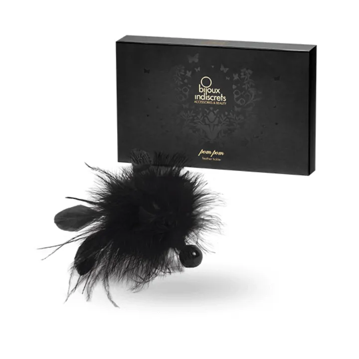 BIJOUX - POM POM PLUMERO DE PLUMAS