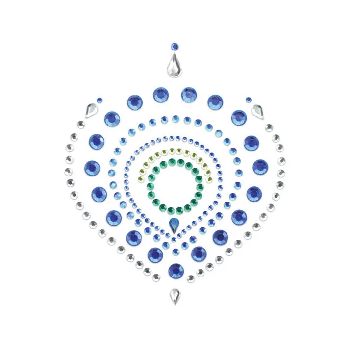 BIJOUX - INDISCRETS FLAMBOYANT AZUL & VERDE