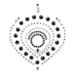 BIJOUX - INDISCRETS FLAMBOYANT NEGRO & PLATA | VibraZon