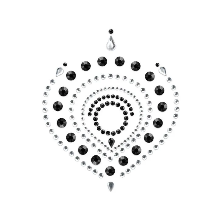 BIJOUX - INDISCRETS FLAMBOYANT NEGRO & PLATA