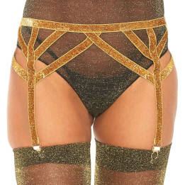 LEG AVENUE - LIGUERO LUREX DORADO TALLA ÚNICA | VibraZon