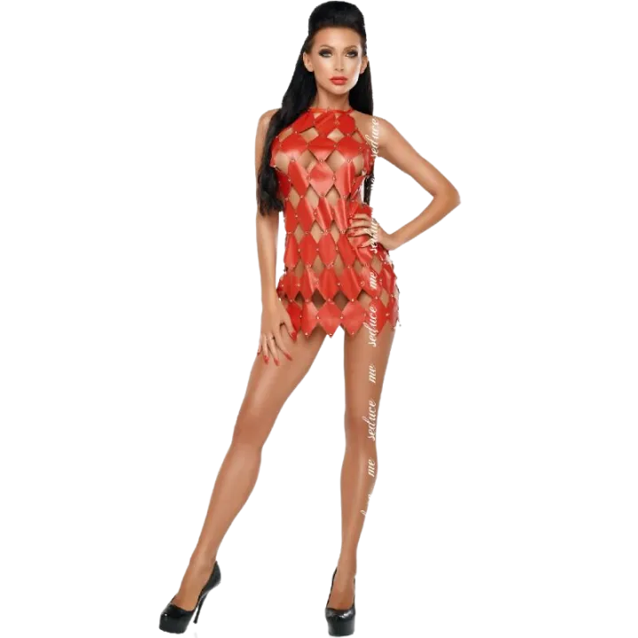 ME-SEDUCE - GWEN VESTIDO ESPALDA DESCUBIERTA ROJO L/XL